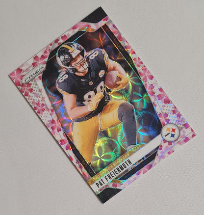 Pat Freiermuth - 2024 Panini Prizm Football NFL Pittsburgh Steelers Football #244 Cherry Blossom /15