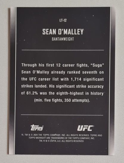 Sean O'Malley - 2024 Topps Lunar Tide UFC Midnight #LT-12
