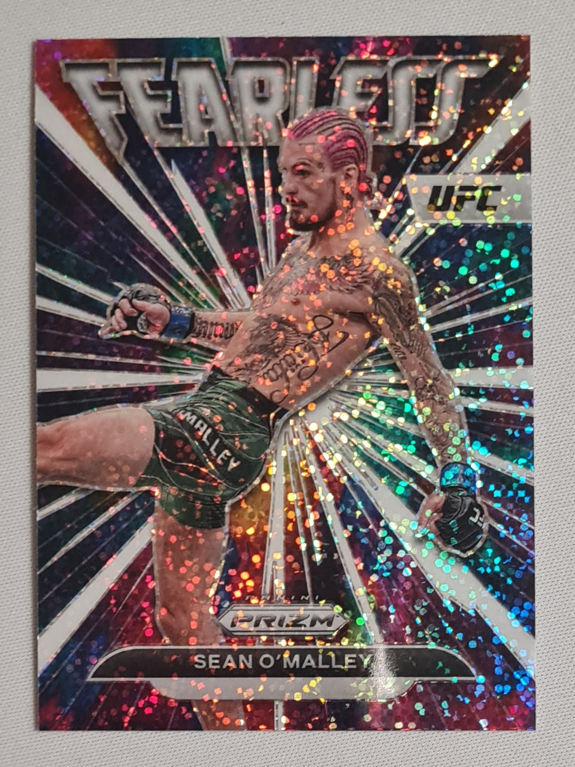 Seaon O'Malley - 2023 Panini Prizm UFC Bantamweight - Fearless - White Sparkle Prizm #3