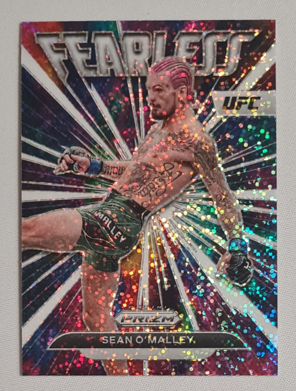 Seaon O'Malley - 2023 Panini Prizm UFC Bantamweight - Fearless - White Sparkle Prizm #3