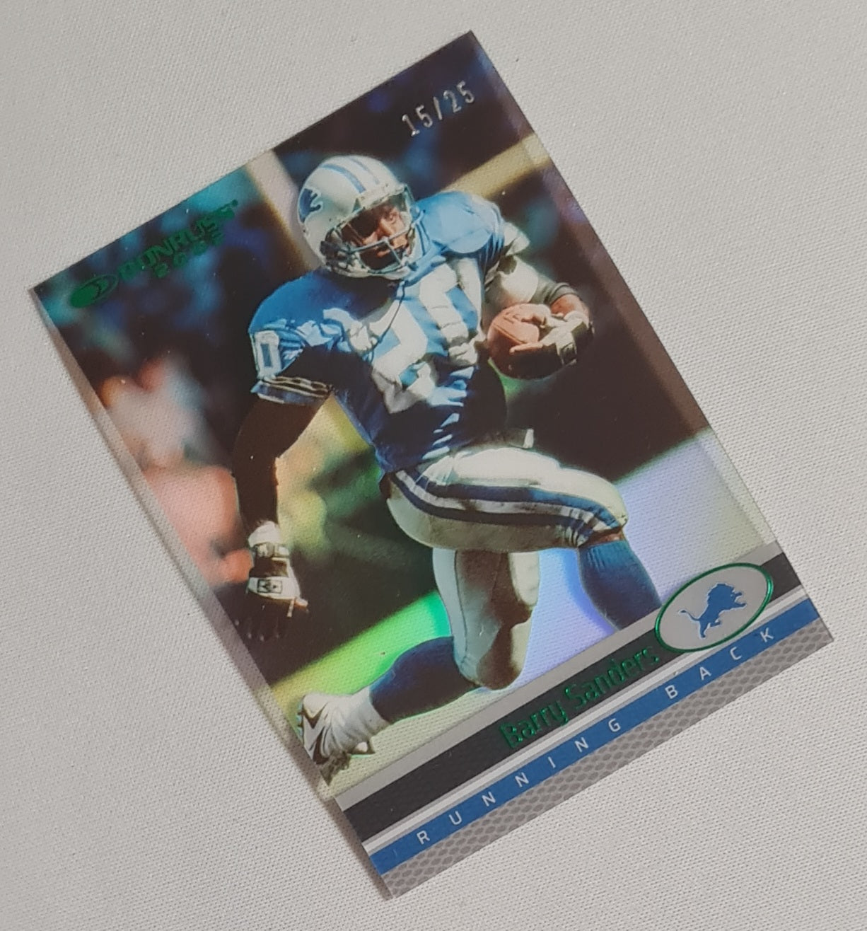 Barry Sanders - 2022 Panini Clearly Donruss Football NFL Detroit Lions #02-2 /25