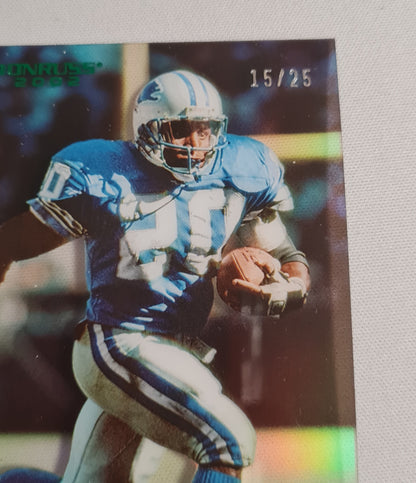 Barry Sanders - 2022 Panini Clearly Donruss Football NFL Detroit Lions #02-2 /25