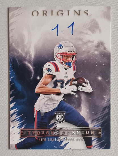 Tyquan Thornton - 2022 Panini Origins Football NFL New England Patriots (RC) #RAY-TTH