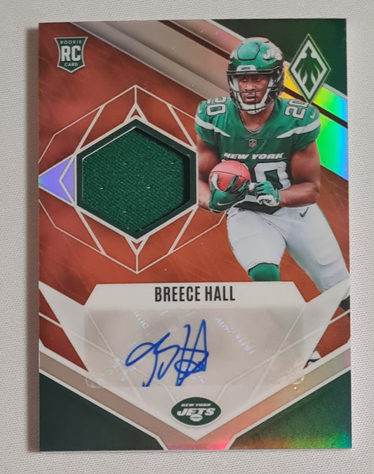 Breece Hall - 2022 Panini Phoenix Football NFL New York Jets RJA-BH /Patch /149 Autograph
