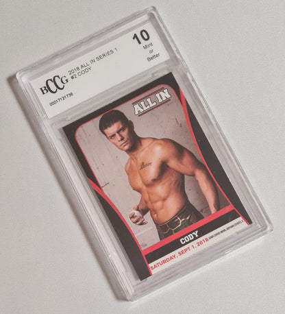 Cody Rhodes - 2018 All in Series 1 #2 BCCG 10 Mint