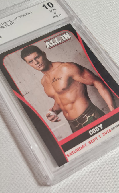 Cody Rhodes - 2018 All in Series 1 #2 BCCG 10 Mint