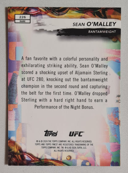 Sean O'Malley - 2024 Topps Finest UFC Fighter Bantamweight #226 Rare!