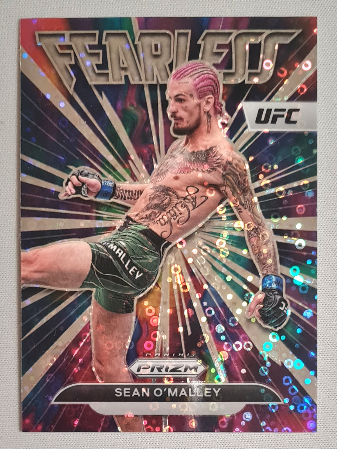 Sean O'Malley - 2023 Topps Fearless Prizm UFC Fighter Bantamweight #03 Disco Prizm