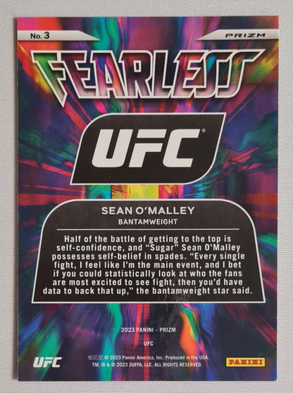 Sean O'Malley - 2023 Topps Fearless Prizm UFC Fighter Bantamweight #03 Disco Prizm