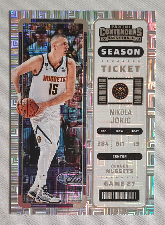 Nikola Jokic - 2022/23 Panini Contenders Basketball NBA Denver Nuggets #17 Premium Edition
