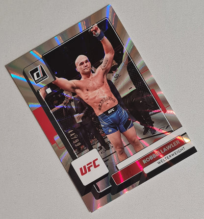 Robbie Lawler - 2023 Panini Donruss UFC Fighter Welterweight #177 Silver Holo Laser /99