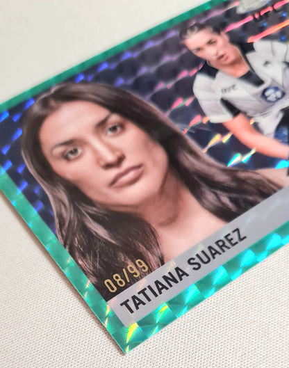 Titiana Suarez - 2025 Topps Chrome UFC Womens Fighter Strawweight #55T-3 Aqua Geometric /99