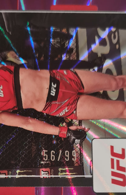 Gillian Robertson - 2023 Panini Donruss UFC Women Fighter Flyweight #173 Purple Laser /99