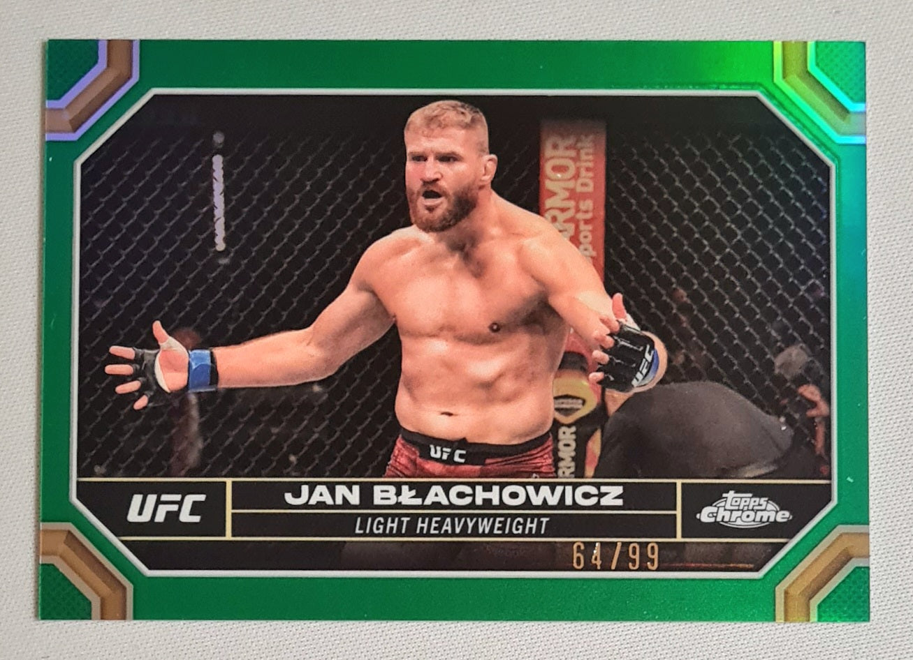 Jan Blachowicz - 2024 Topps Chrome UFC Fighter Light Heavyweight #91 Green refractor /99