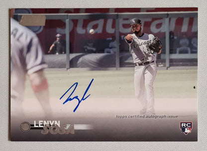 Lenyn Sosa - 2023 Topps Certified Autograph issue Basketball MLB Chicago White Sox (RC) #SCBA-LS /Autograph