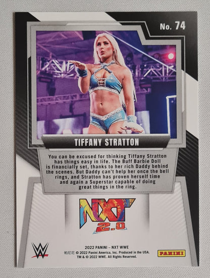 Tiffany Stratton - 2022 Panini NXT WWE Wrestling (RC) NXT 2.0 #74