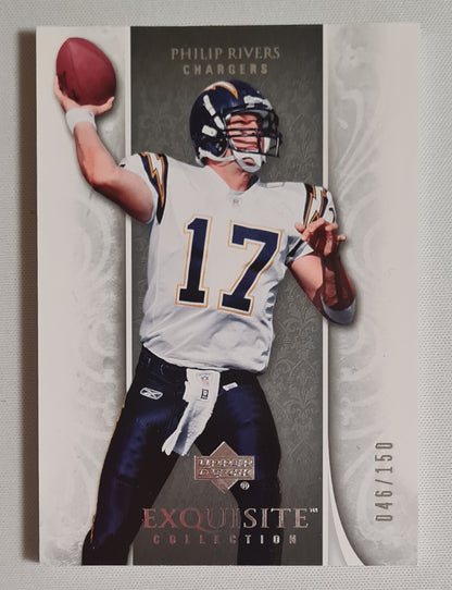 Philip Rivers - 2006 Upper Deck Exquisite Collection NFL Football LA Chargers #49 /150