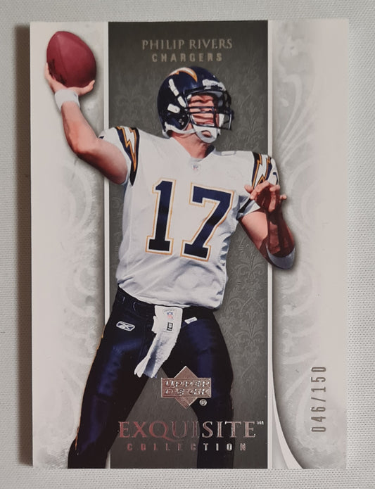 Philip Rivers - 2006 Upper Deck Exquisite Collection NFL Football LA Chargers #49 /150