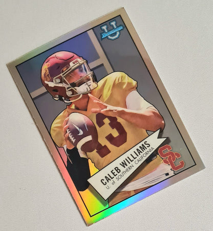 Caleb Williams - 2022 Topps Bowman University - U. of Southern California #52BF-4 Refractor