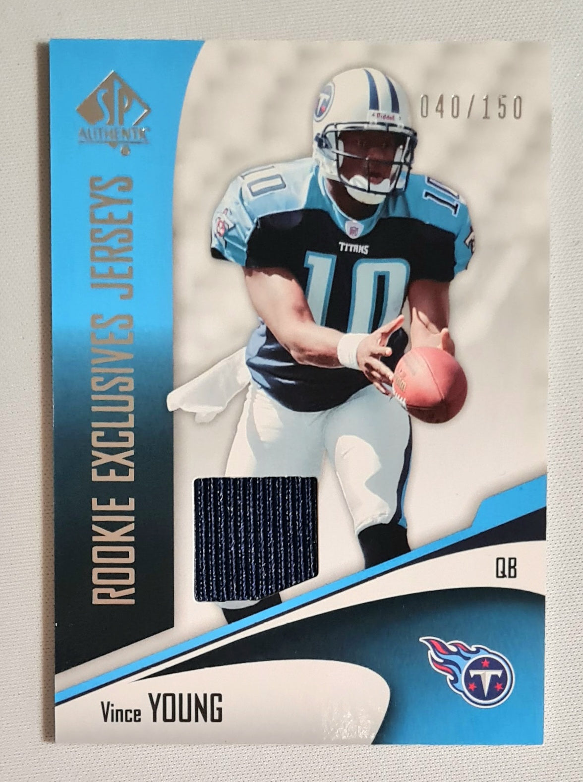 Vince Young - 2006 Upper Deck Football NFL Tennessee Titans  #REJ-VY - SP Authentic /Patch /150