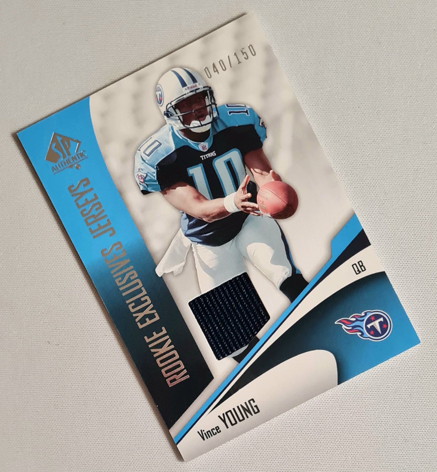 Vince Young - 2006 Upper Deck Football NFL Tennessee Titans  #REJ-VY - SP Authentic /Patch /150