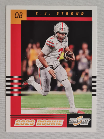 C.J. Stroud - 2023 Panini Score Football Ohio State - 2023 Rookie #2