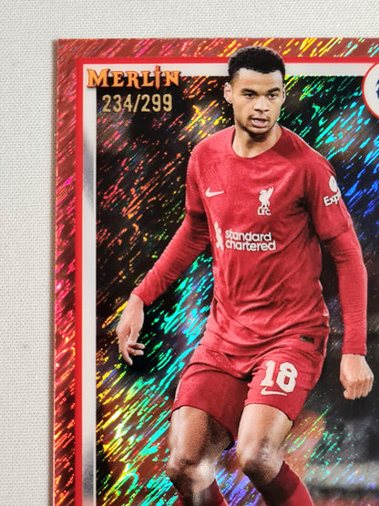 Cody Gakpo - 2023 Topps Merlin Collection Liverpool FC #84 Rose Gold Shimmer /299
