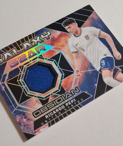 Ricardo Pepi - 2024/25 Panini Obsidian Soccer National Team USA Galaxy Gear #GG-RP /Patch /199