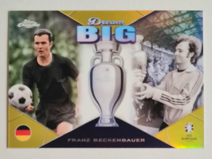 Franz Beckenbauer - 2024 Topps BIG Dreams National Team Germany Euro 2024 #DB-4 Yellow Refractor /125