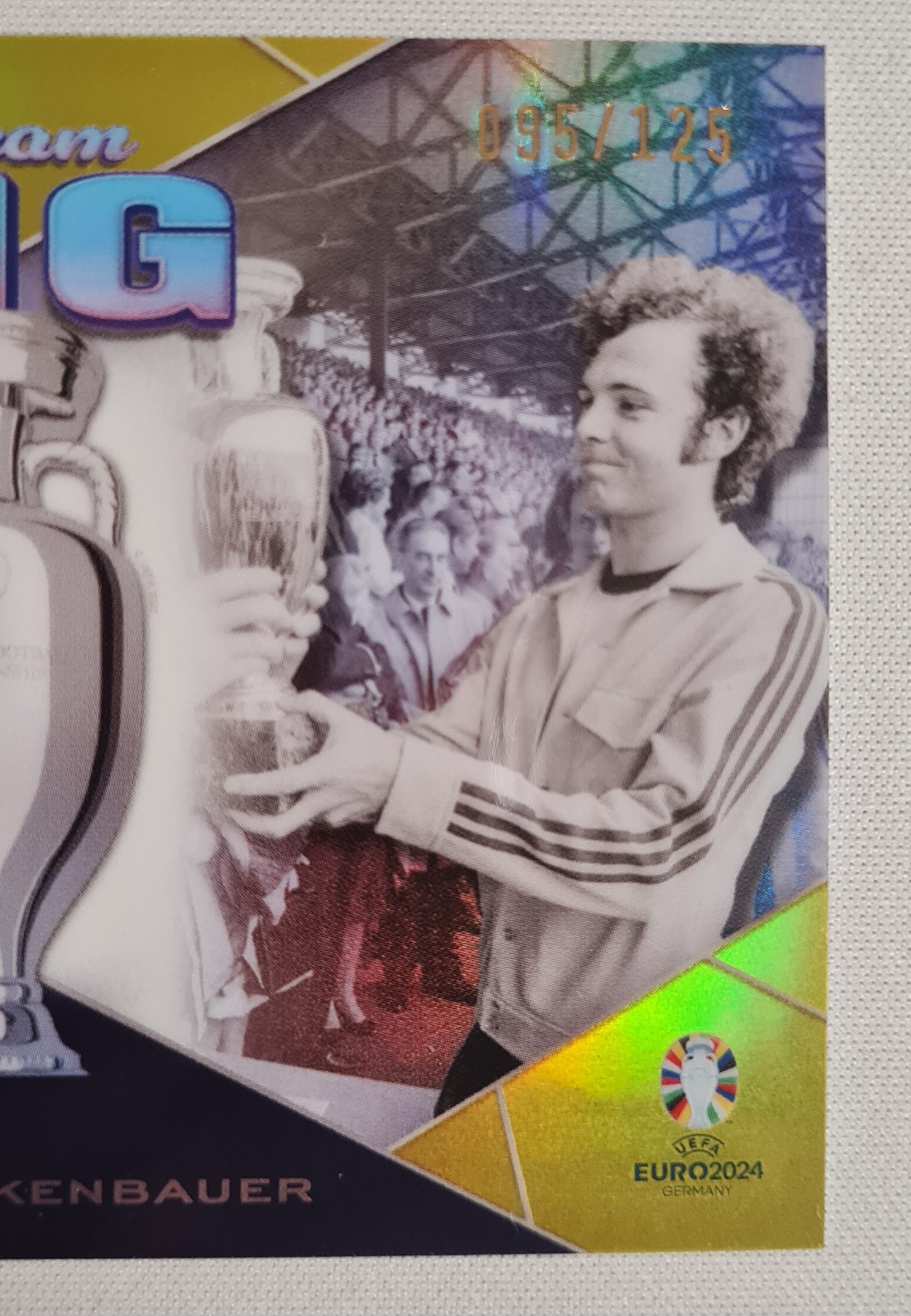 Franz Beckenbauer - 2024 Topps BIG Dreams National Team Germany Euro 2024 #DB-4 Yellow Refractor /125