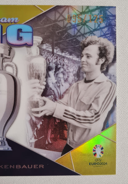 Franz Beckenbauer - 2024 Topps BIG Dreams National Team Germany Euro 2024 #DB-4 Yellow Refractor /125