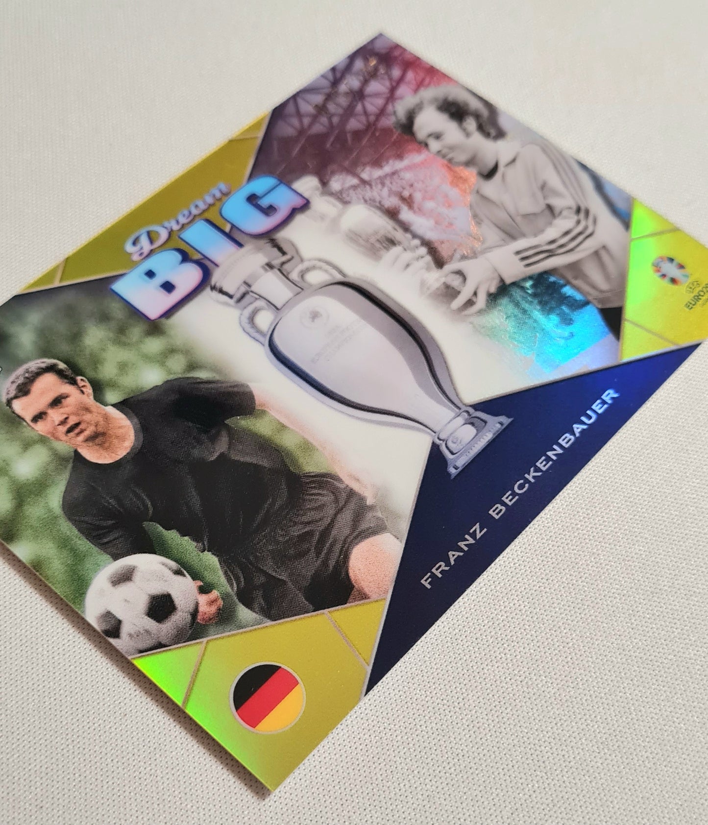 Franz Beckenbauer - 2024 Topps BIG Dreams National Team Germany Euro 2024 #DB-4 Yellow Refractor /125