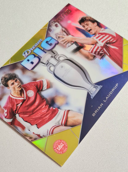 Brian Laudrup - 2024 Topps BIG Dreams National Team Denmark Euro 2024 #DB-2 Yellow Refractor /125