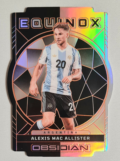 Alexis Mac Allister - 2024/25 Panini Obsidian Soccer National Team Argentina Equinox #15 Die Cut /75
