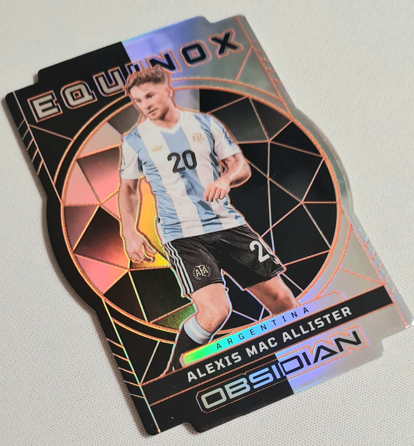 Alexis Mac Allister - 2024/25 Panini Obsidian Soccer National Team Argentina Equinox #15 Die Cut /75