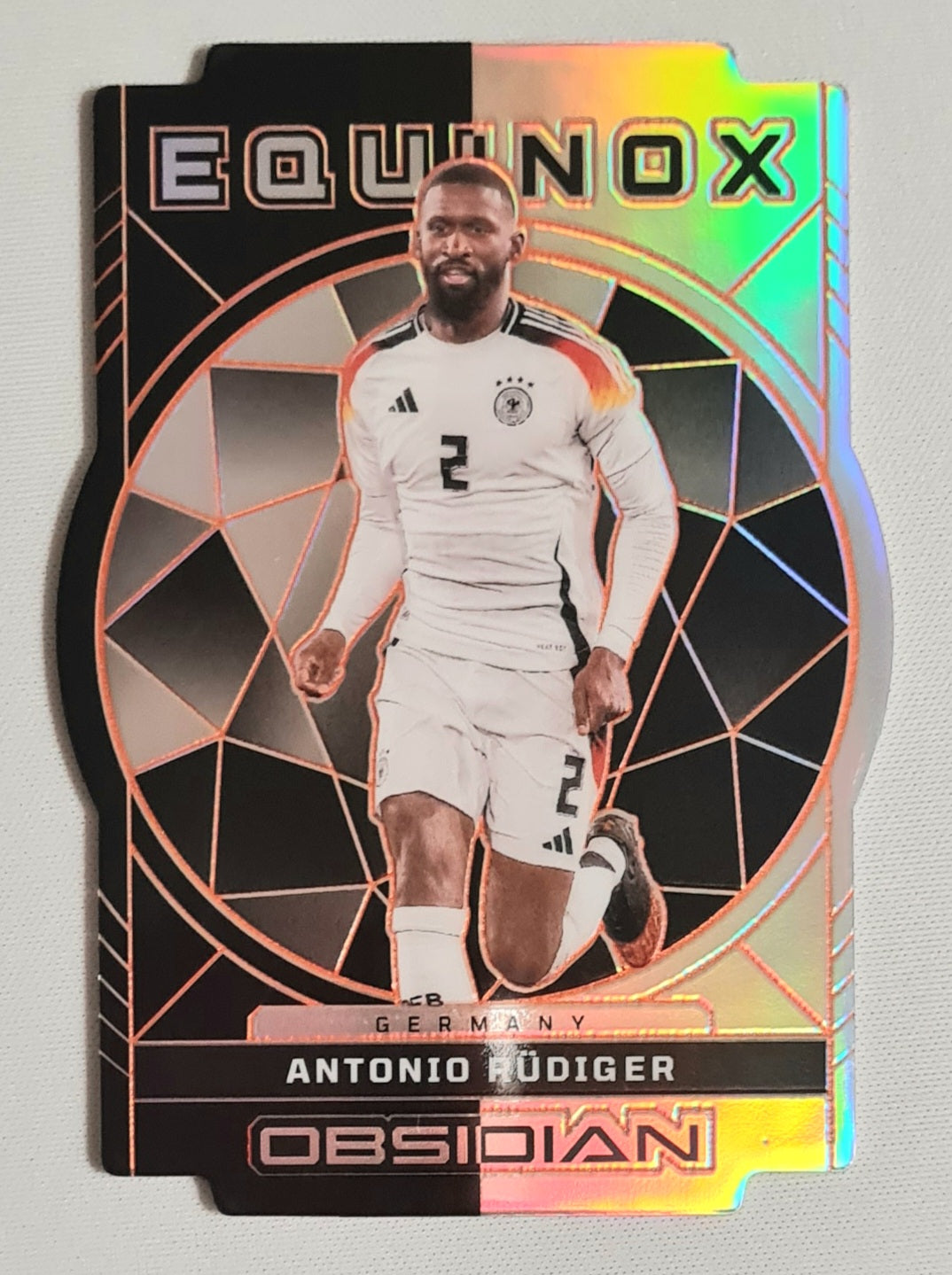 Antonio Rudiger - 2024/25 Panini Obsidian Soccer National Team Germany Equinox #13 Die Cut /75