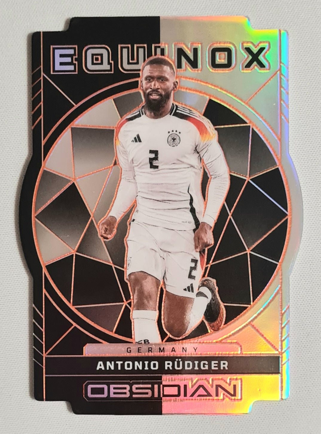 Antonio Rudiger - 2024/25 Panini Obsidian Soccer National Team Germany Equinox #13 Die Cut /75