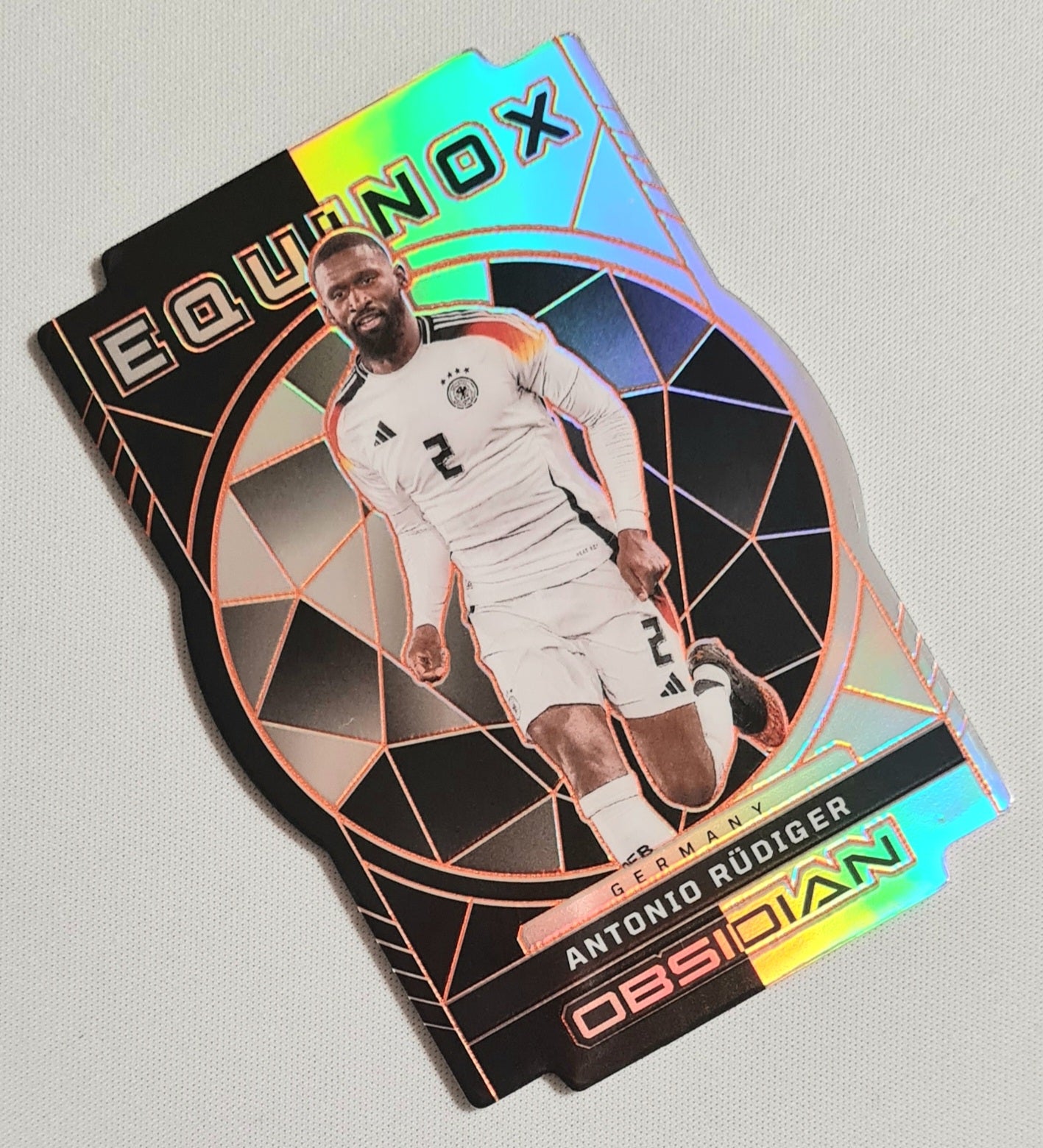 Antonio Rudiger - 2024/25 Panini Obsidian Soccer National Team Germany Equinox #13 Die Cut /75