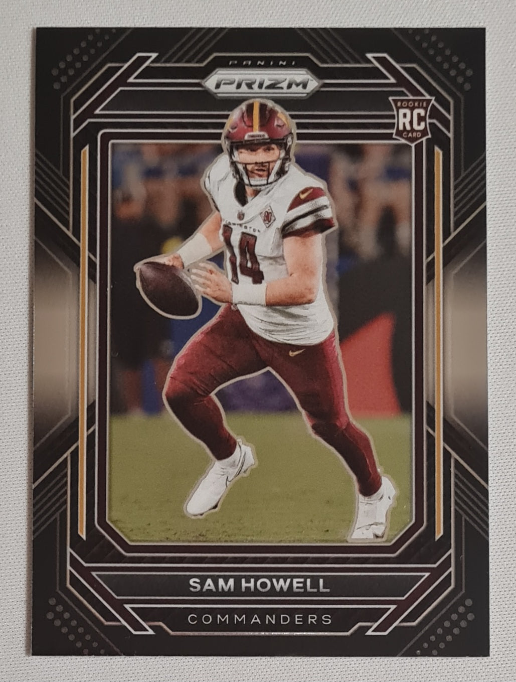 Sam Howell - 2022 Panini Chronicles Prizm Black Football NFL Washington Commanders (RC) #PB-10 Black Prizm