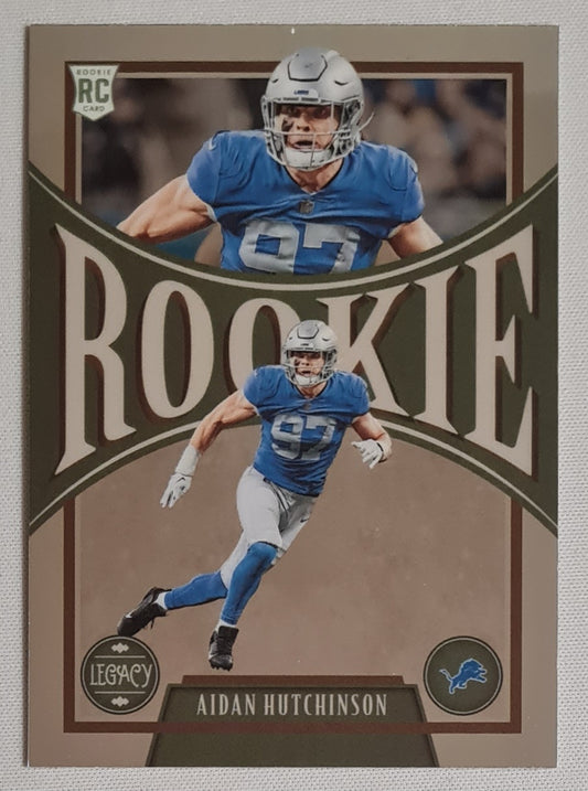 Aidan Hutchinson - 2022 Panini Chronicles Rookie Legacy Football NFL Detroit Lions Draft (RC) #208