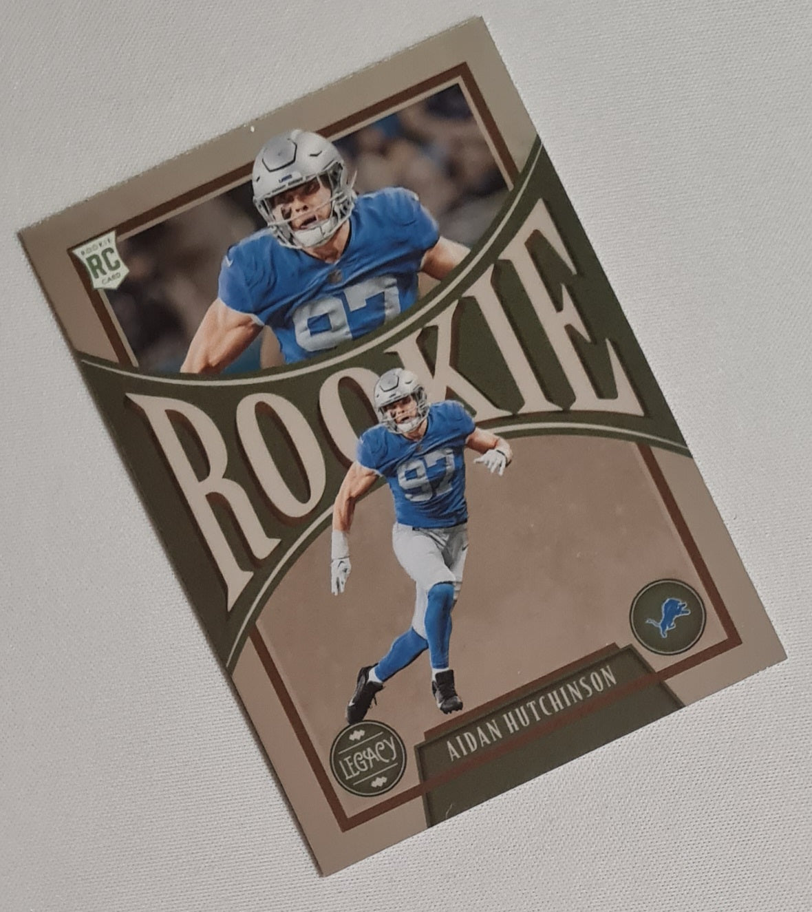 Aidan Hutchinson - 2022 Panini Chronicles Rookie Legacy Football NFL Detroit Lions Draft (RC) #208