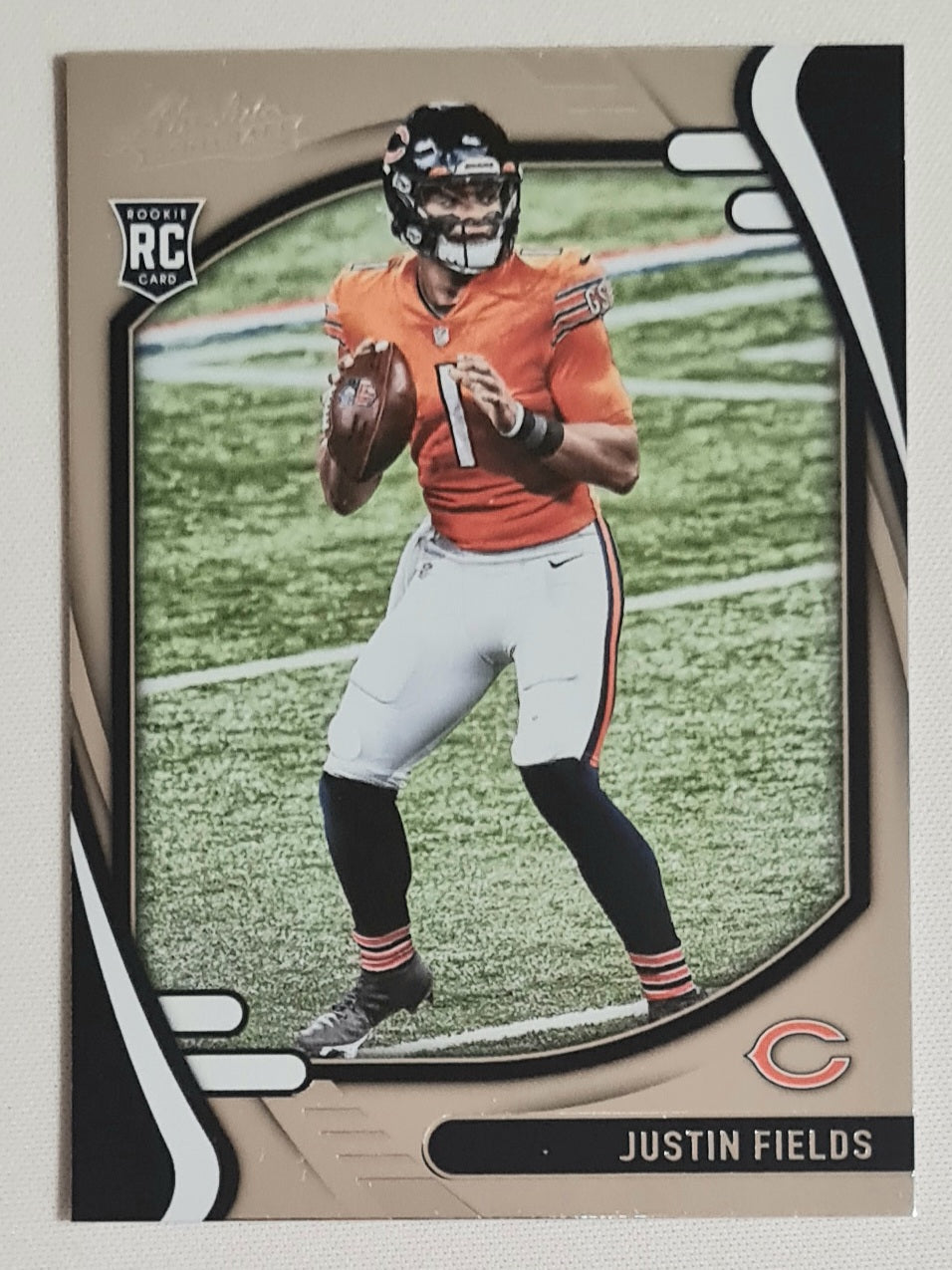 Justin Fields - 2021 Panini Absolute Football NFL Chicago Bears (RC) #108