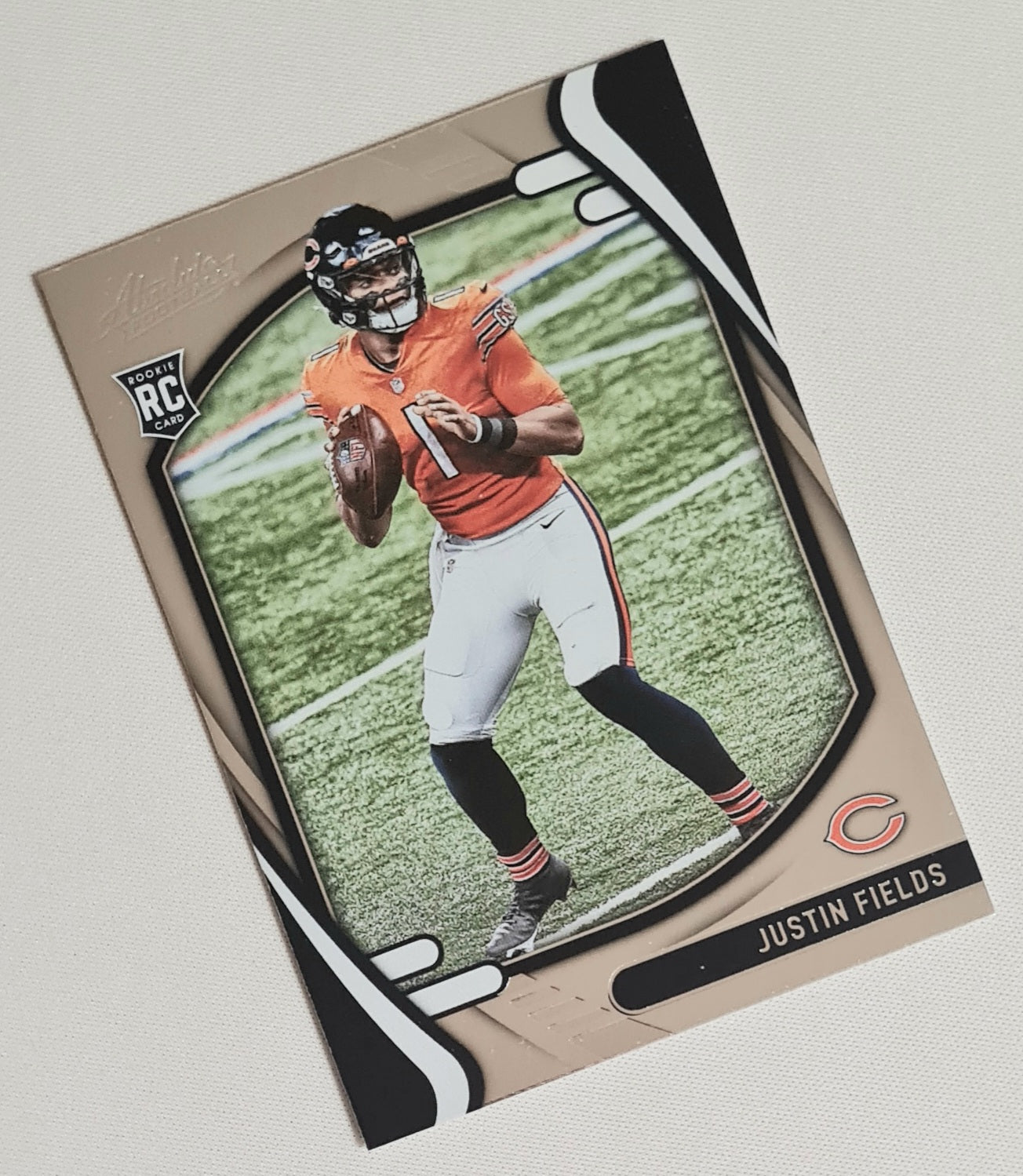Justin Fields - 2021 Panini Absolute Football NFL Chicago Bears (RC) #108