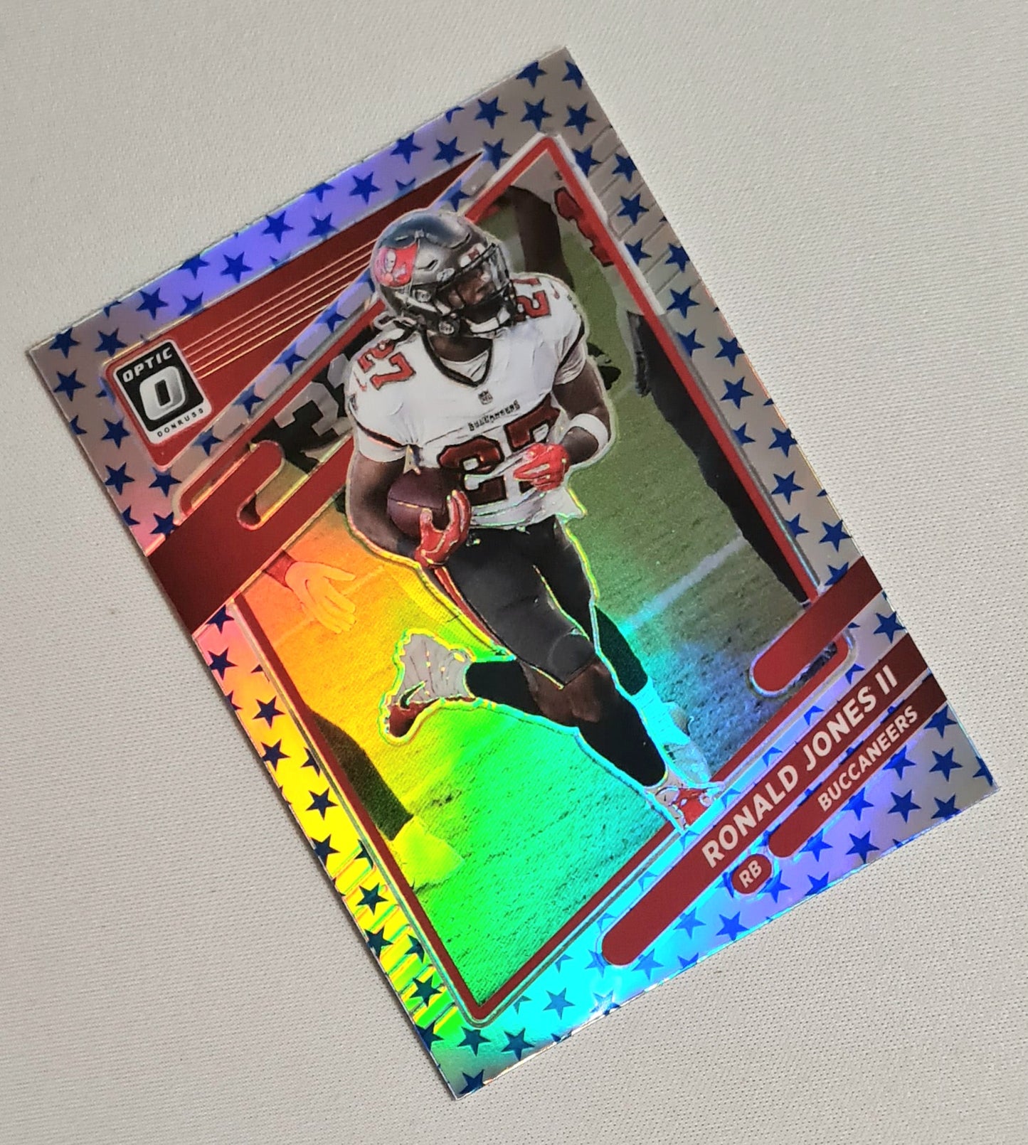 Ronald Jones II - 2021 Panini Donruss Optic Football NFL Tampa Bay Buccaneers #173 Stars Prizm Parallel