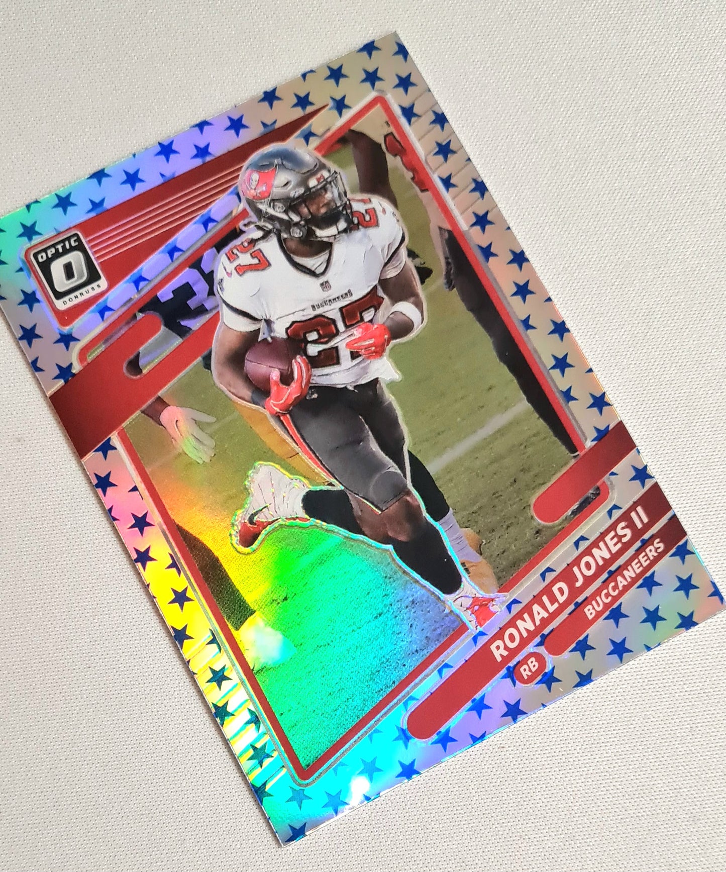 Ronald Jones II - 2021 Panini Donruss Optic Football NFL Tampa Bay Buccaneers #173 Stars Prizm Parallel