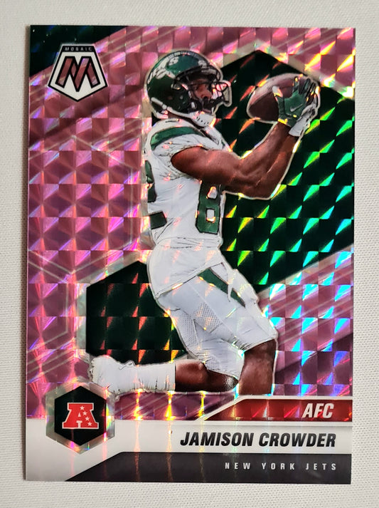 Jamison Crowder - 2021 Panini Mosaic Football NFL NY Jets #237 Camo Pink Prizm /49