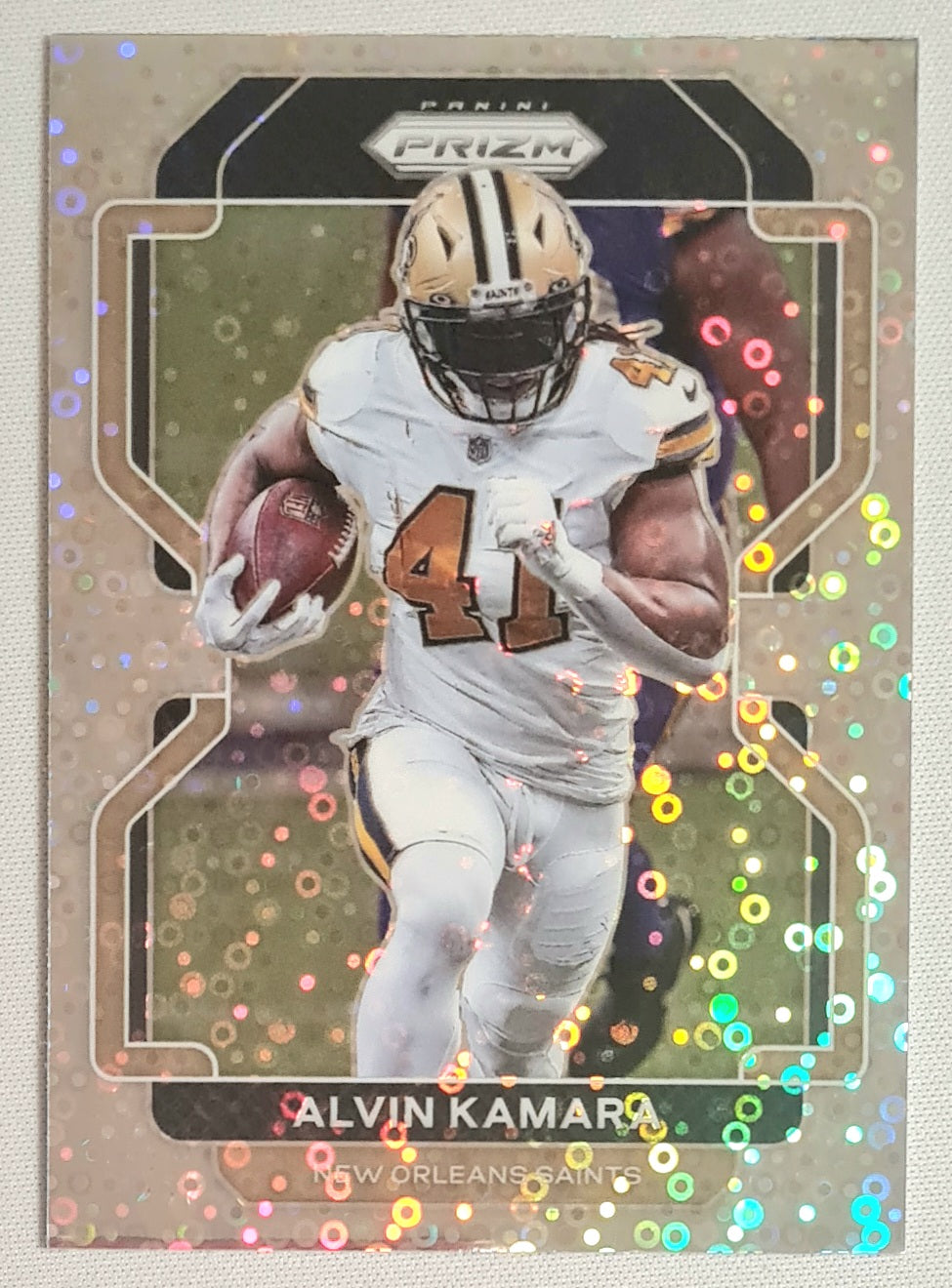Alvin Kamara - 2021 Panini Prizm Football NFL New Orleans Saints #304 Silver Disco Prizm