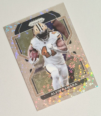 Alvin Kamara - 2021 Panini Prizm Football NFL New Orleans Saints #304 Silver Disco Prizm