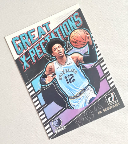 Ja Morant - 2019/20 Panini Donruss Basketball NBA Memphis Grizzlies Great X-Pectations #17