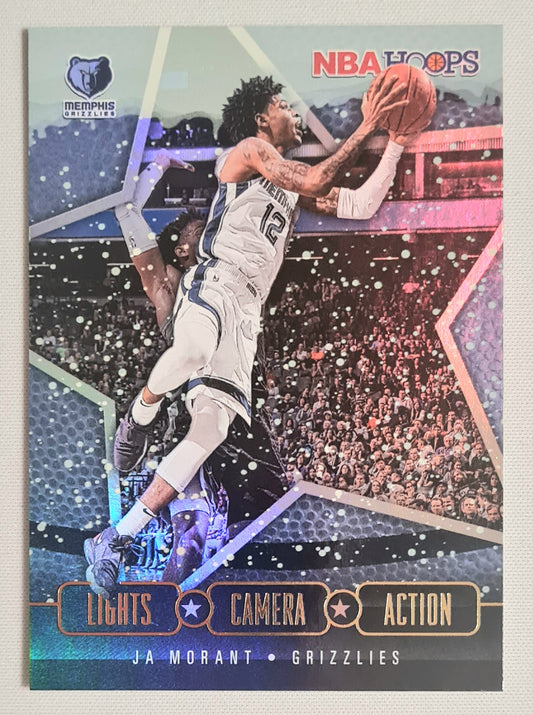 Ja Morant - 2020/21 Panini NBA Hoops Basketball Memphis Grizzlies #30 Refractor